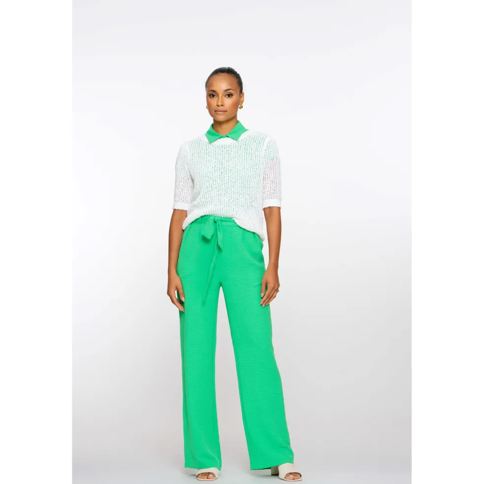 Geisha pantalon dames green