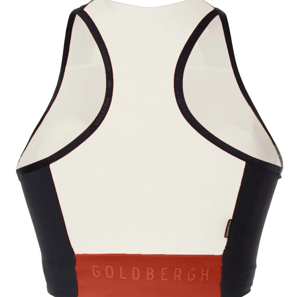 Goldbergh Facade sport bh dames black champagne