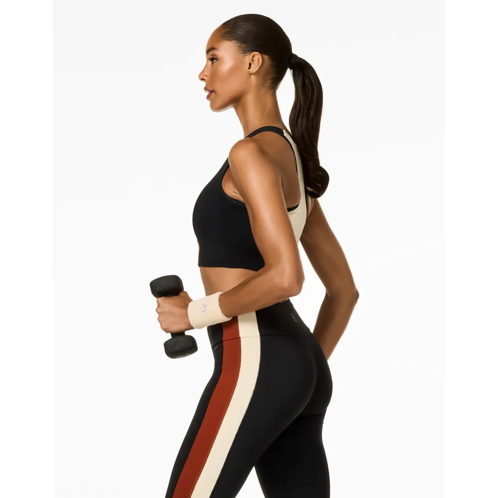 Goldbergh Facade sport bh dames black champagne