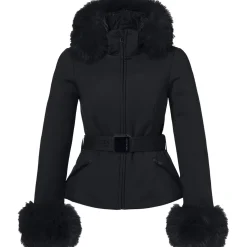 Goldbergh GISELLE FAUX softshell winterjas dames black