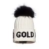 Goldbergh Hodd muts dames white black