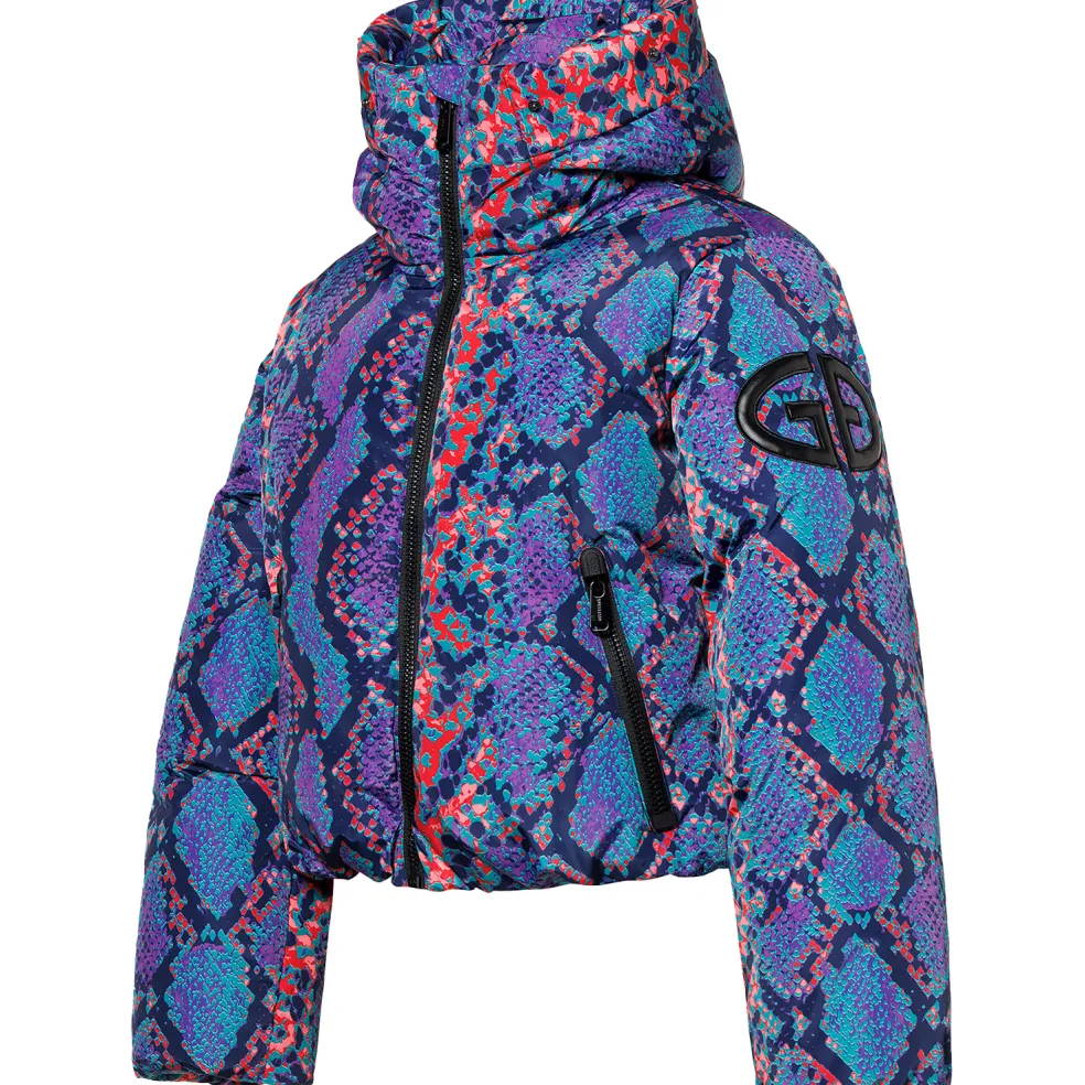 Goldbergh LUCINDA winterjas dames snake turchese