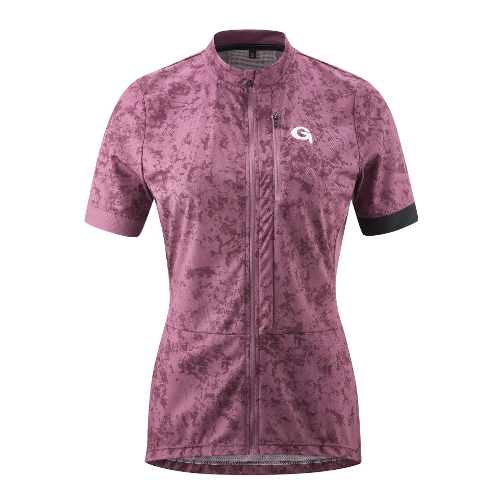 Gonso Presolana SS FZ fietsshirt dames confetti
