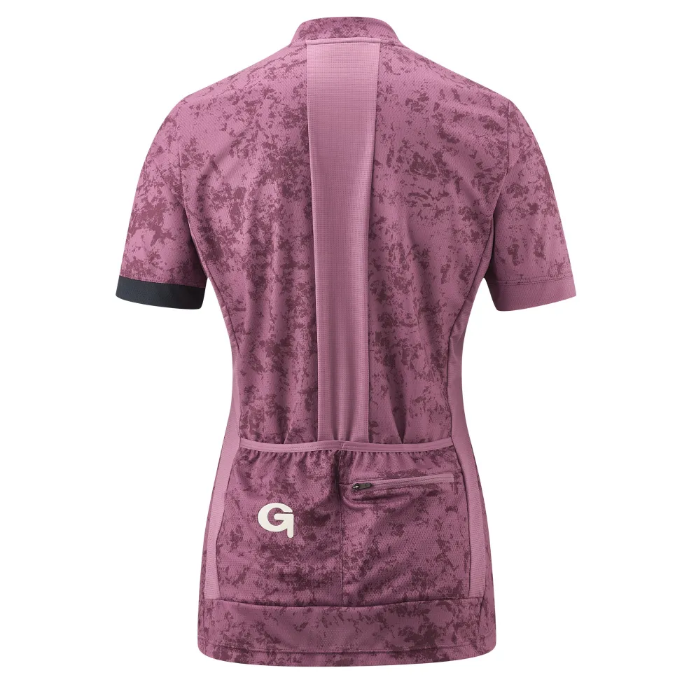 Gonso Presolana SS FZ fietsshirt dames confetti