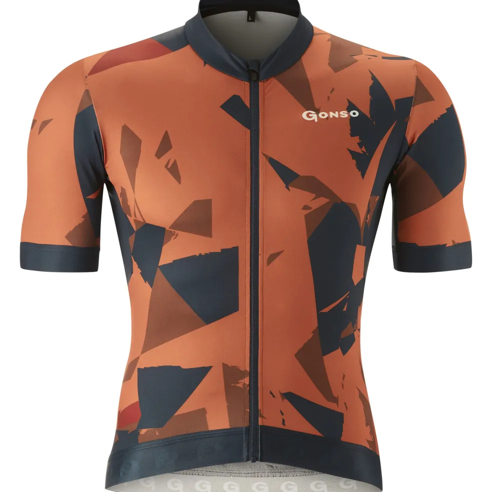 Gonso Tresero SS FZ fietsshirt heren copper clay
