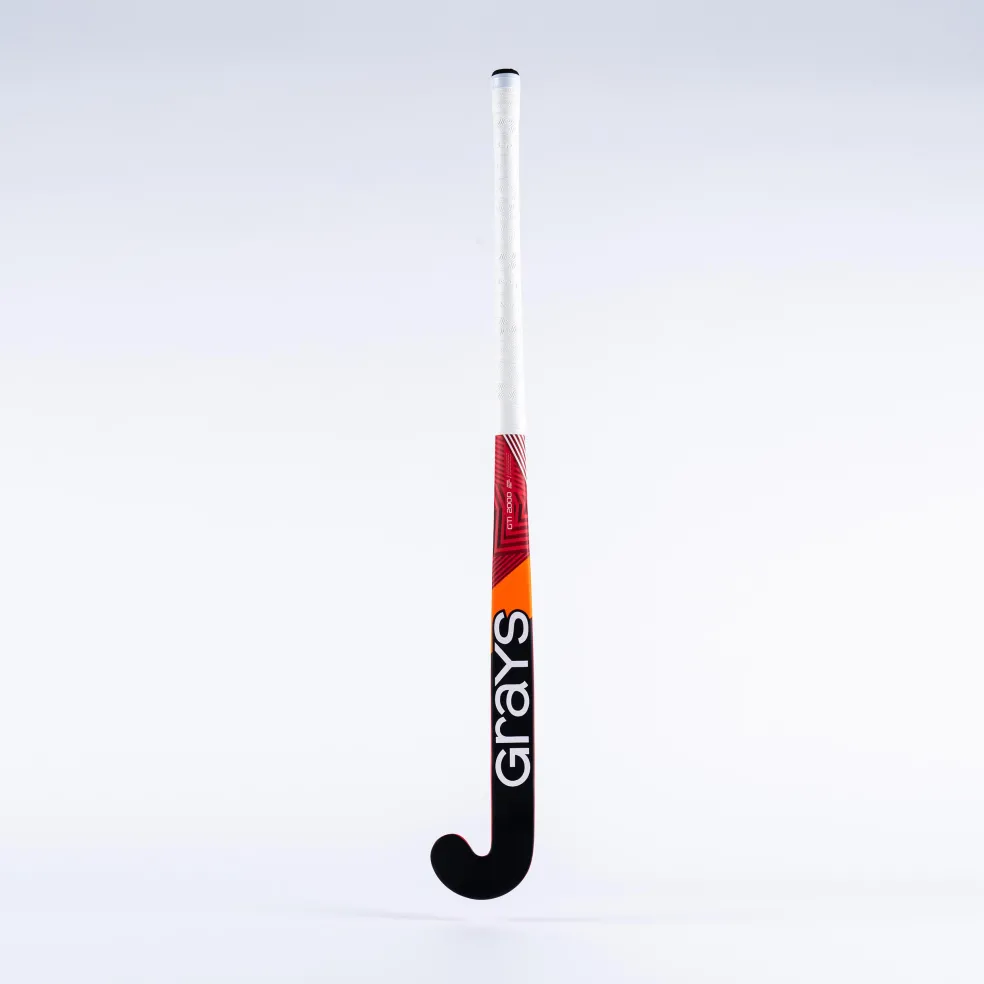 Grays GTi2000 Ultrabow composite zaalhockeystick junior fluo red