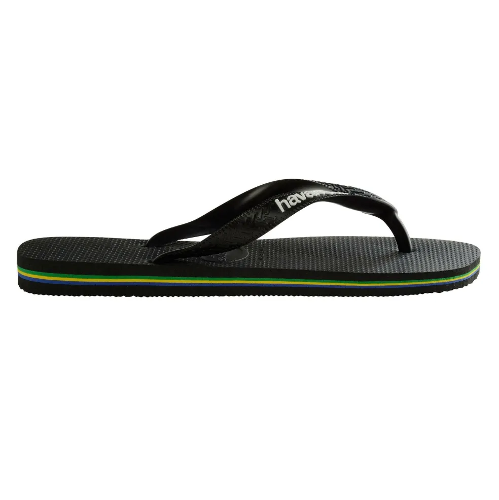 Havaianas Brasil Logo slippers black