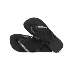 Havaianas Brasil Logo slippers black