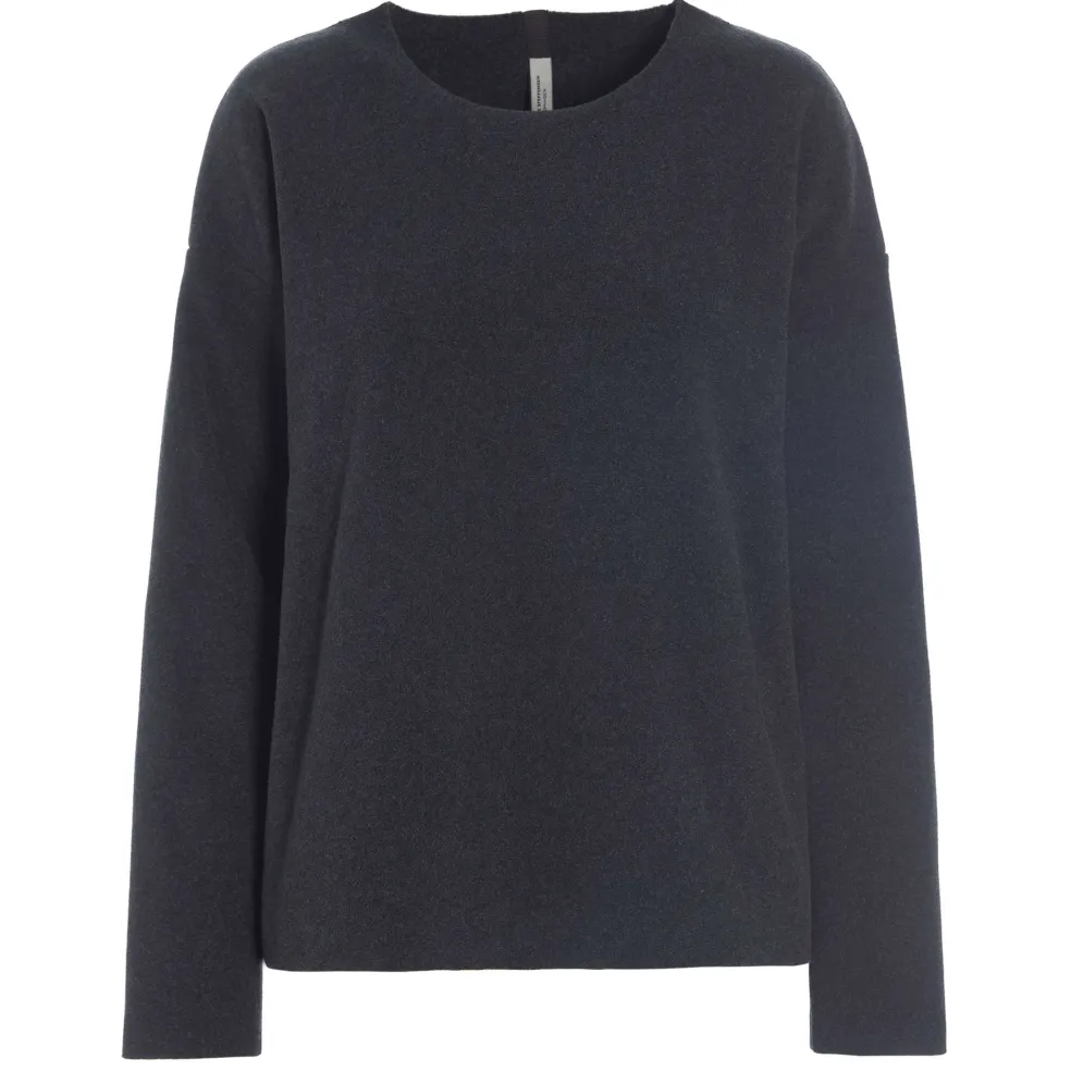 Henriette Steffensen Round Neck sweater dames soft black