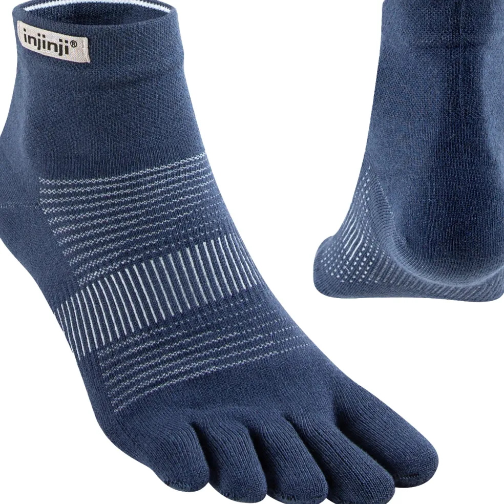 Injinji Run Lightweight Mini-Crew hardloopsokken navy