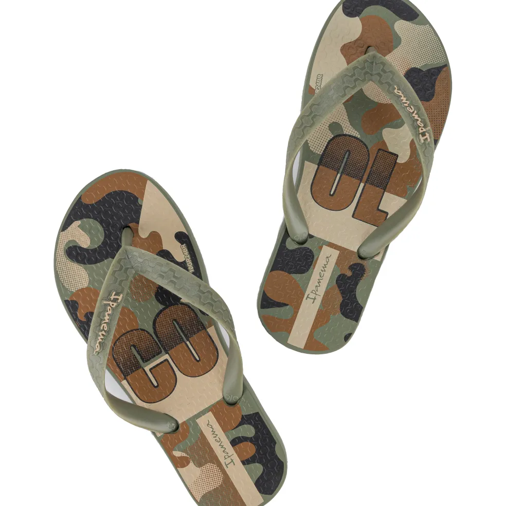 Ipanema Temas slippers kids green brown
