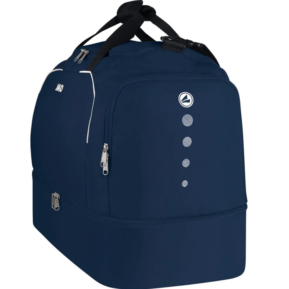 JAKO Classico sporttas met bodemvak marine