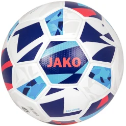 JAKO Iconic voetbal white navy coral