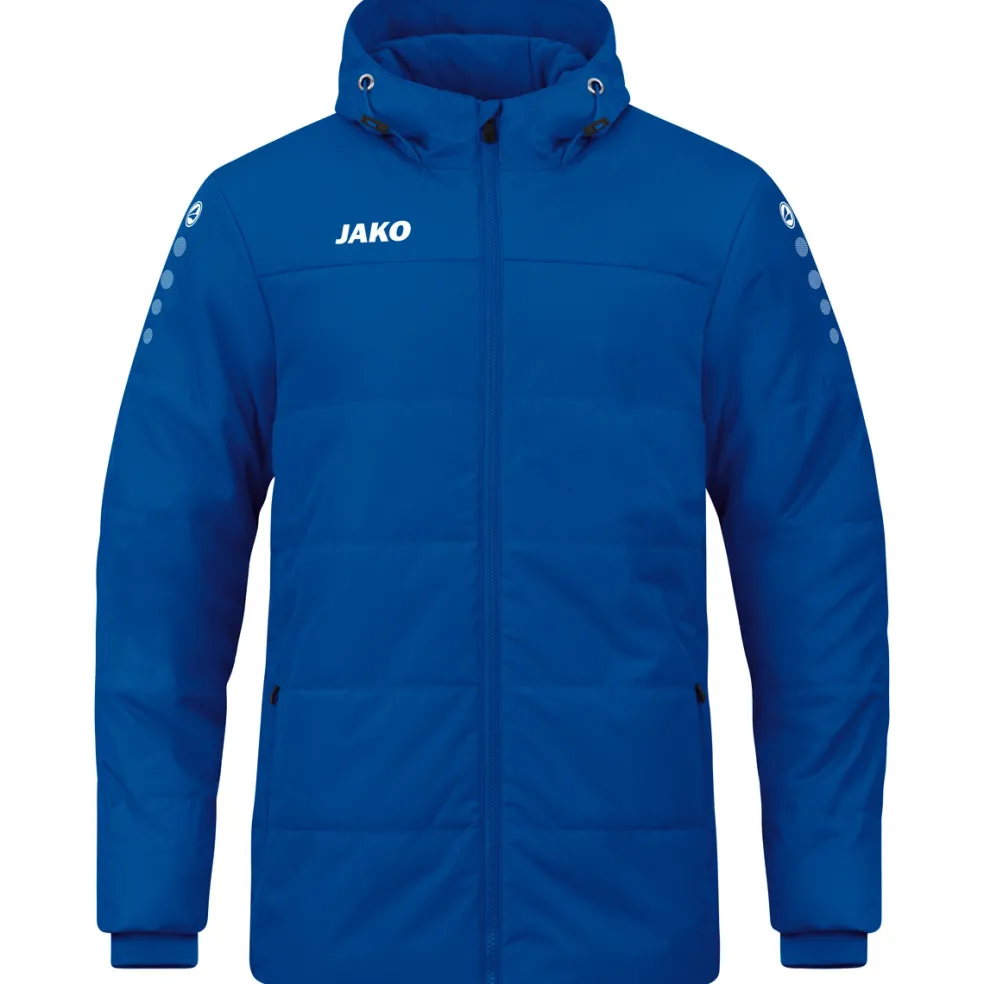 JAKO Team coach jas met capuchon royal
