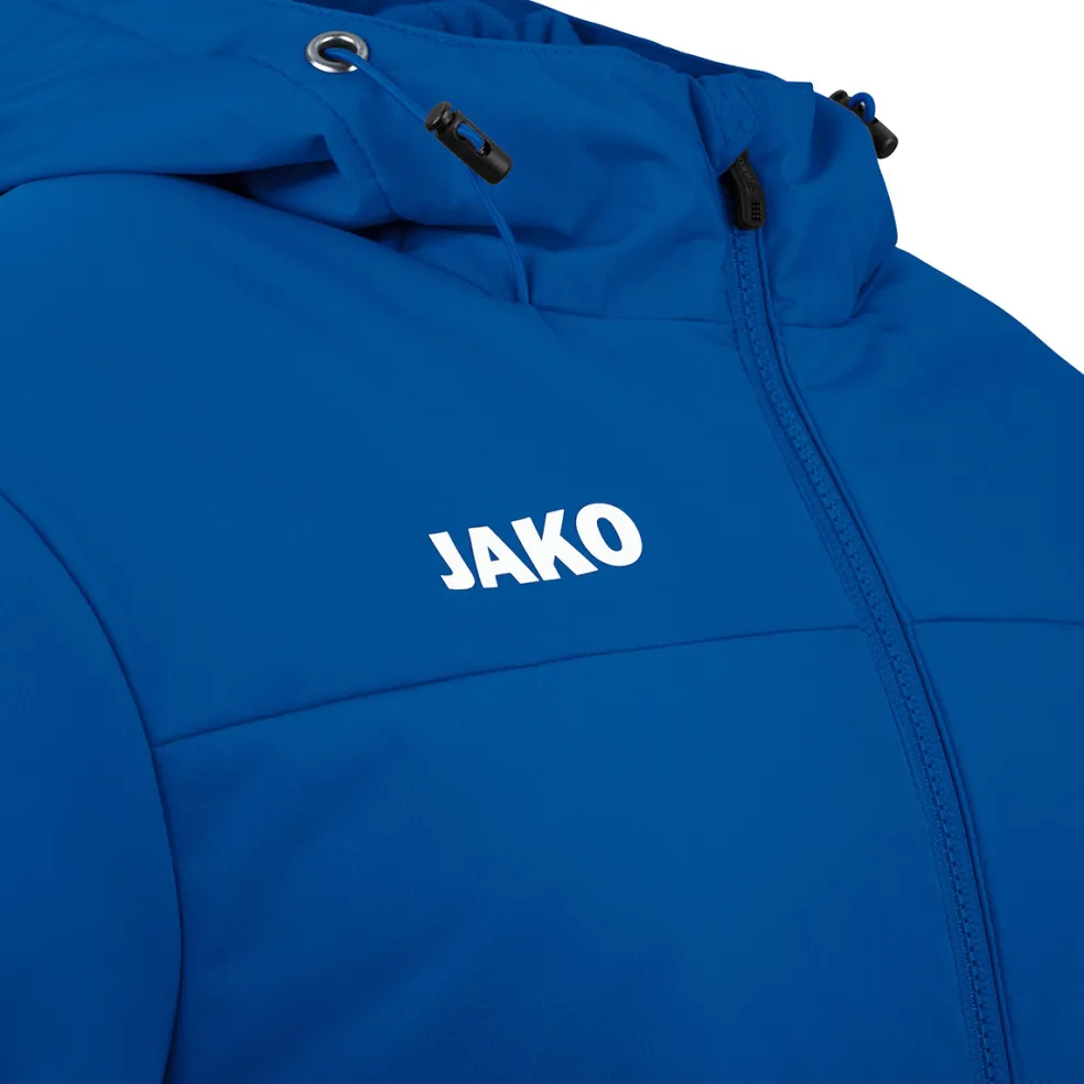 JAKO Team coach jas met capuchon royal