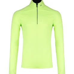 Kjus Feel Half-Zip skipully heren limelight black