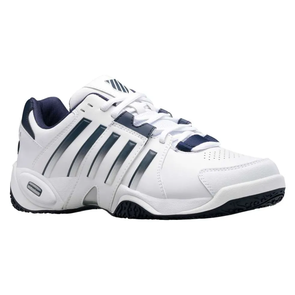 K-Swiss Accomplish IV Omni tennisschoenen heren white peacoat silver