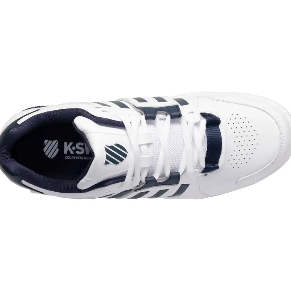K-Swiss Accomplish IV Omni tennisschoenen heren white peacoat silver