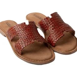 Lazamani Flor slippers dames tan