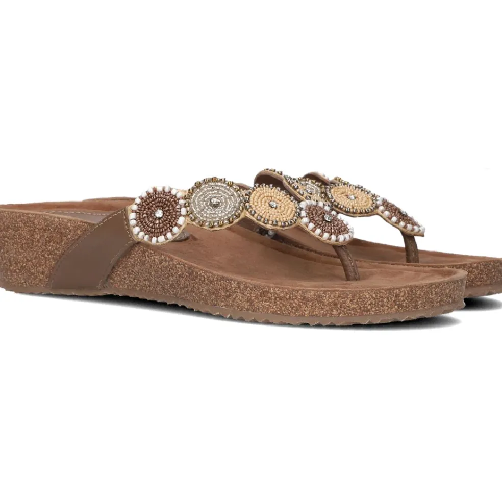 Lazamani Mara slippers dames beige
