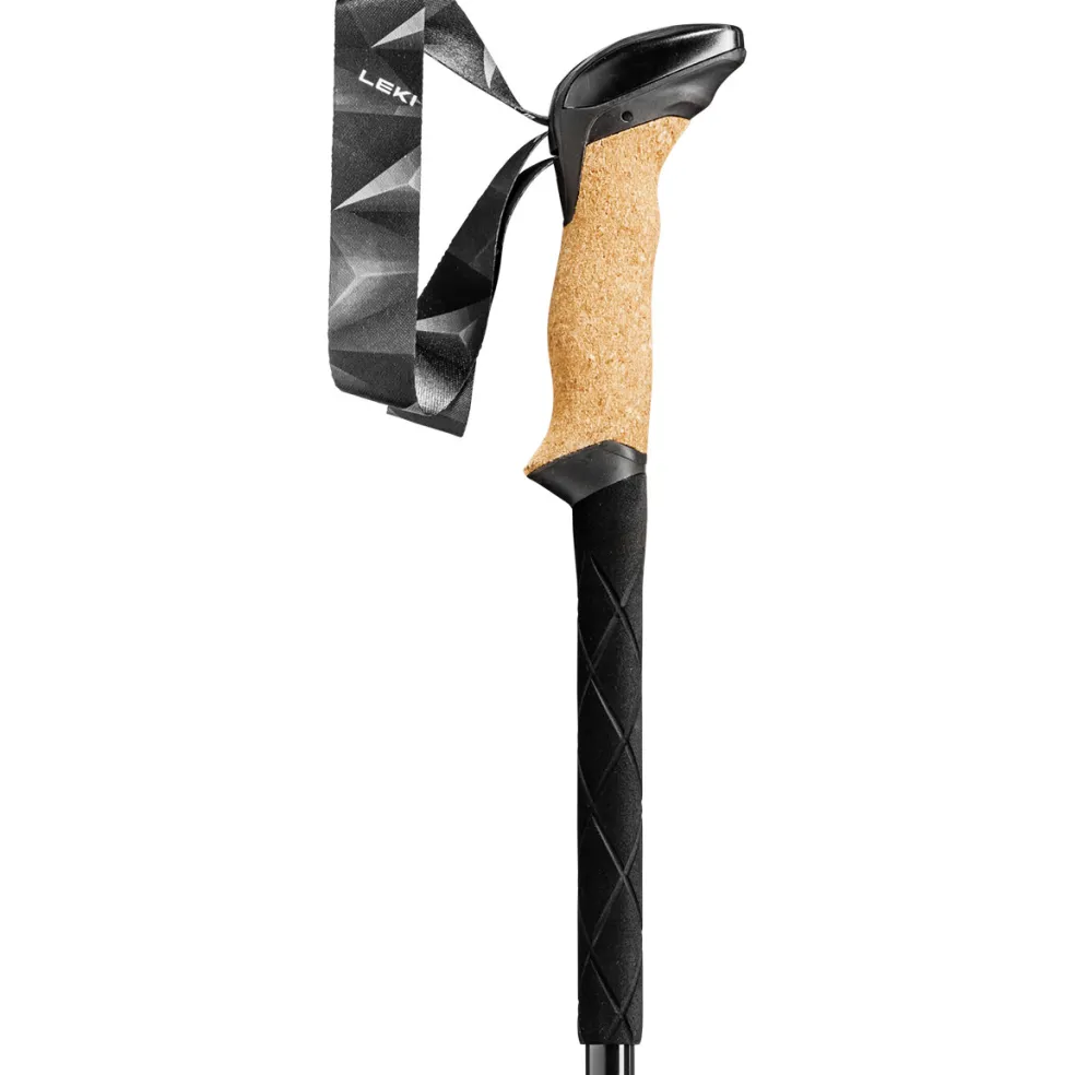 Leki Black Series Carbon wandelstokken black black grey dark anthracite