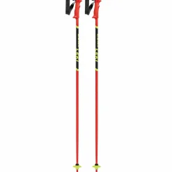 Leki Racing skistokken junior fluor red