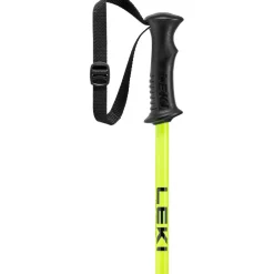 Leki Rider skistokken junior black neon yellow white