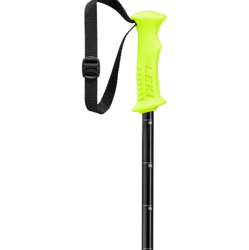 Leki Rider Vario skistokken junior neon yellow black - 85 - 105 cm