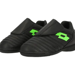 Lotto Milano 700 ID K zaalvoetbalschoenen junior all black spring green