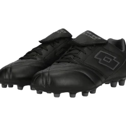 Lotto Stadio 200 FG voetbalschoenen heren all black asphalt