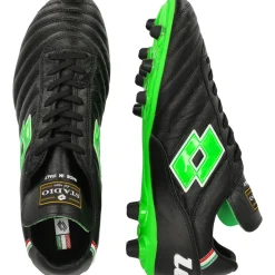 Lotto Stadio OG II FG voetbalschoenen heren all black spring green