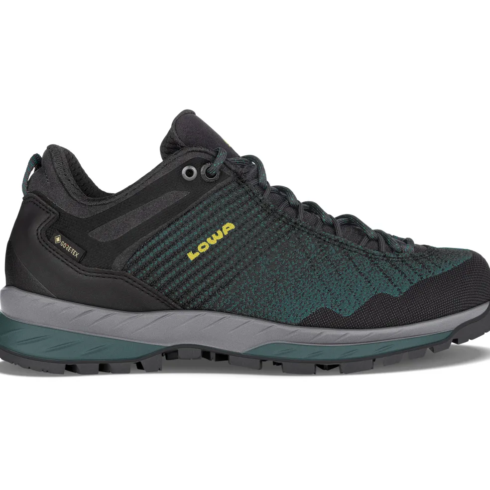 Lowa Carezza GTX Lo Ws wandelschoenen dames anthracite petrol