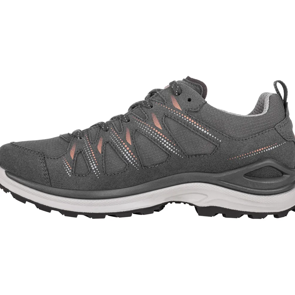 Lowa Innox Evo II GTX Ws wandelschoenen dames asphalt salmon