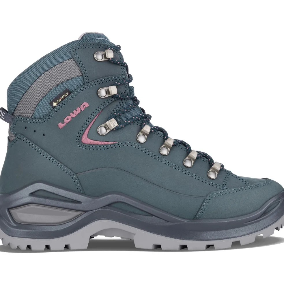 Lowa Renegade Evo GTX Mid Ws wandelschoenen dames steelblue oldrose