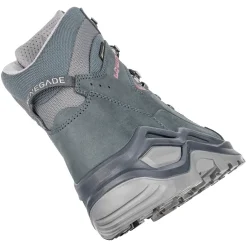 Lowa Renegade Evo GTX Mid Ws wandelschoenen dames steelblue oldrose