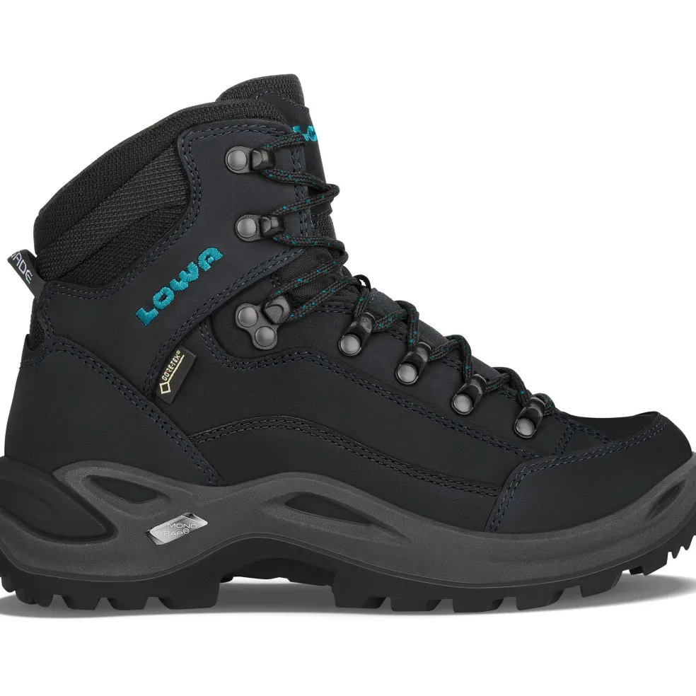 Lowa Renegade GTX Mid Ws wandelschoenen dames asphalt turquoise