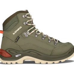Lowa Renegade GTX Mid Ws wandelschoenen dames greygreen panna