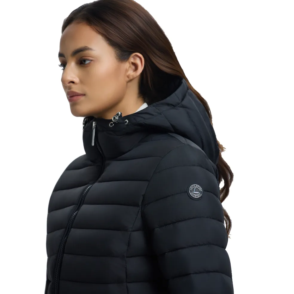 Luhta Armila winterjas dames basic black