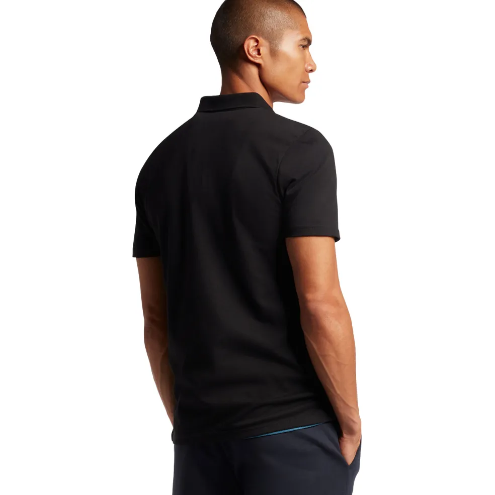Lyle & Scott Sport Short Sleeve polo heren jet black