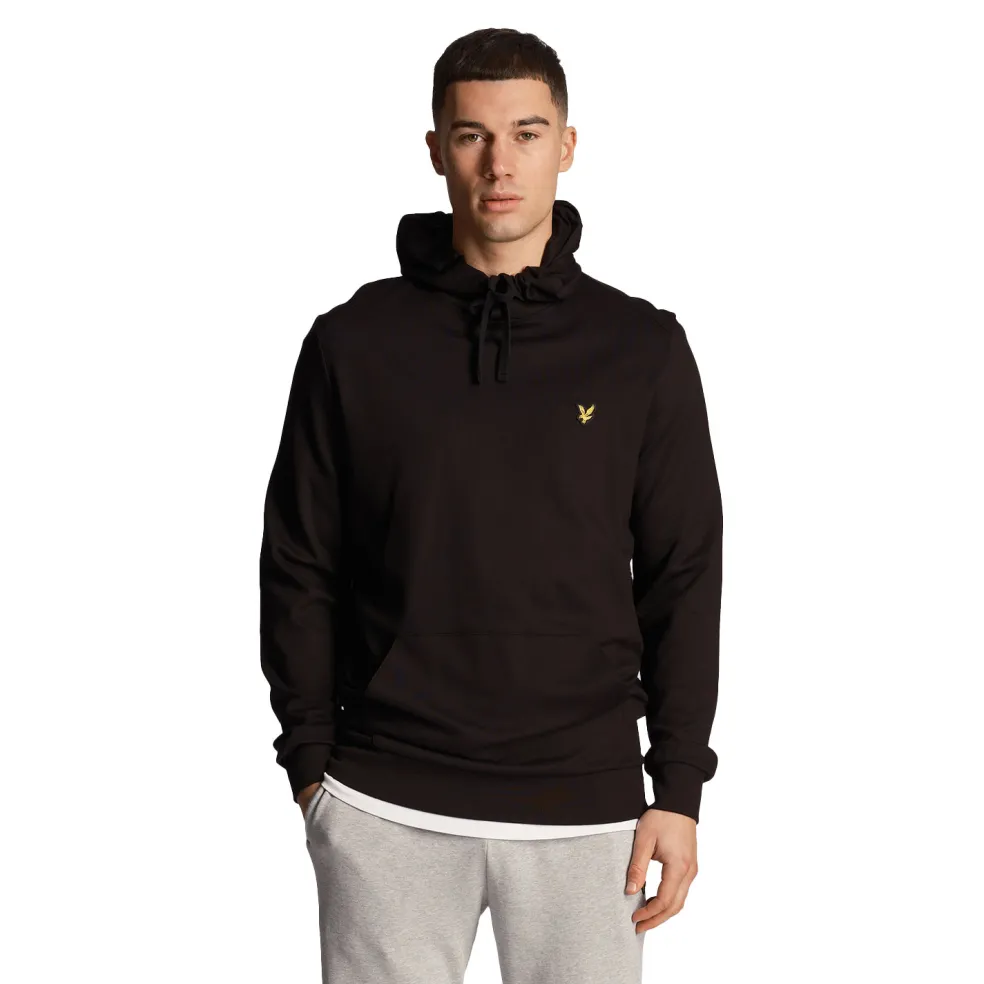 Lyle & Scott Sports Fly Fleece hoodie heren jet black