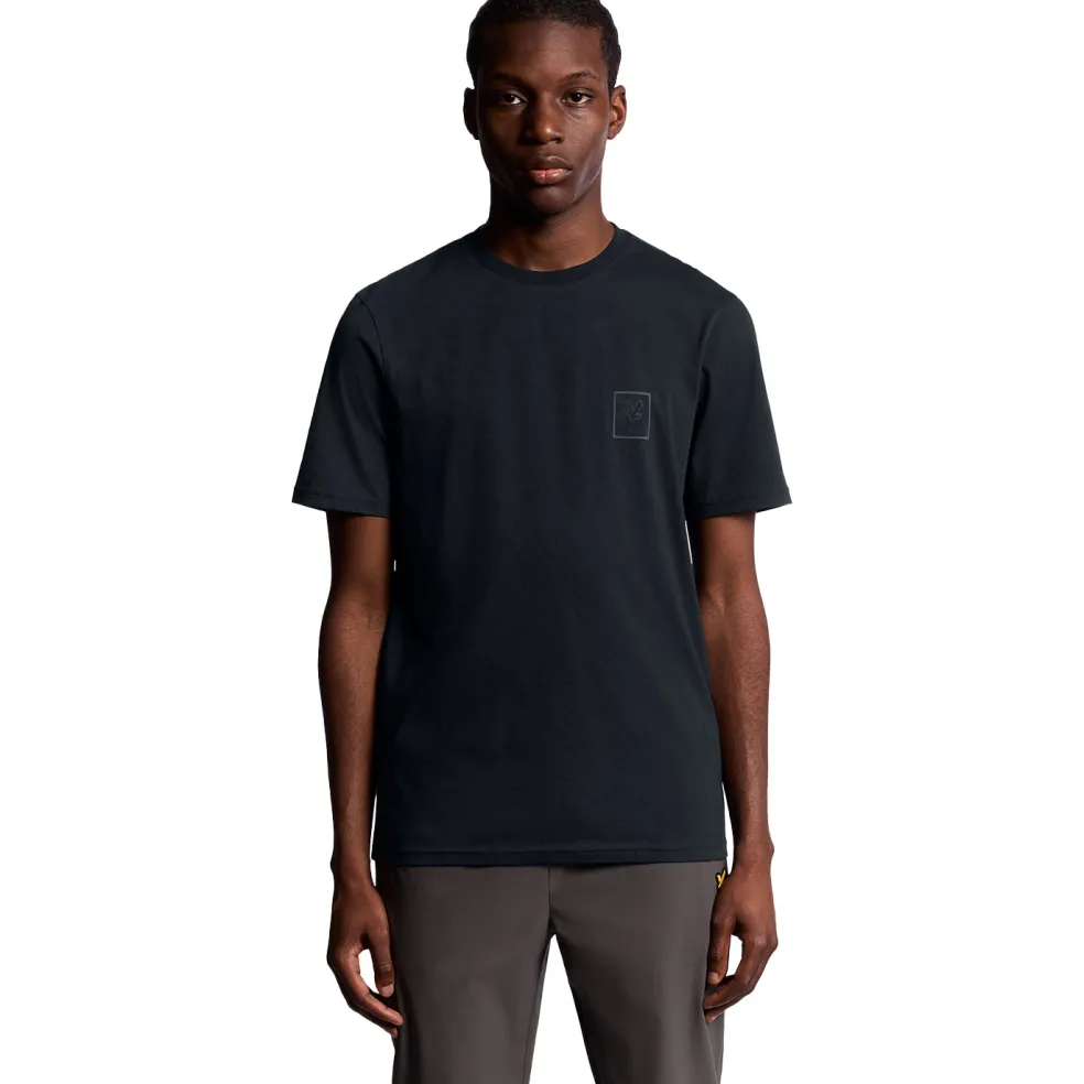 Lyle & Scott Sports Tonal Logo shirt heren dark navy