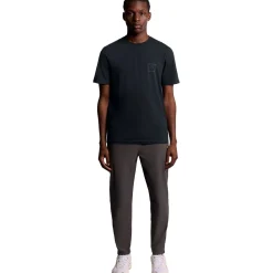 Lyle & Scott Sports Tonal Logo shirt heren dark navy