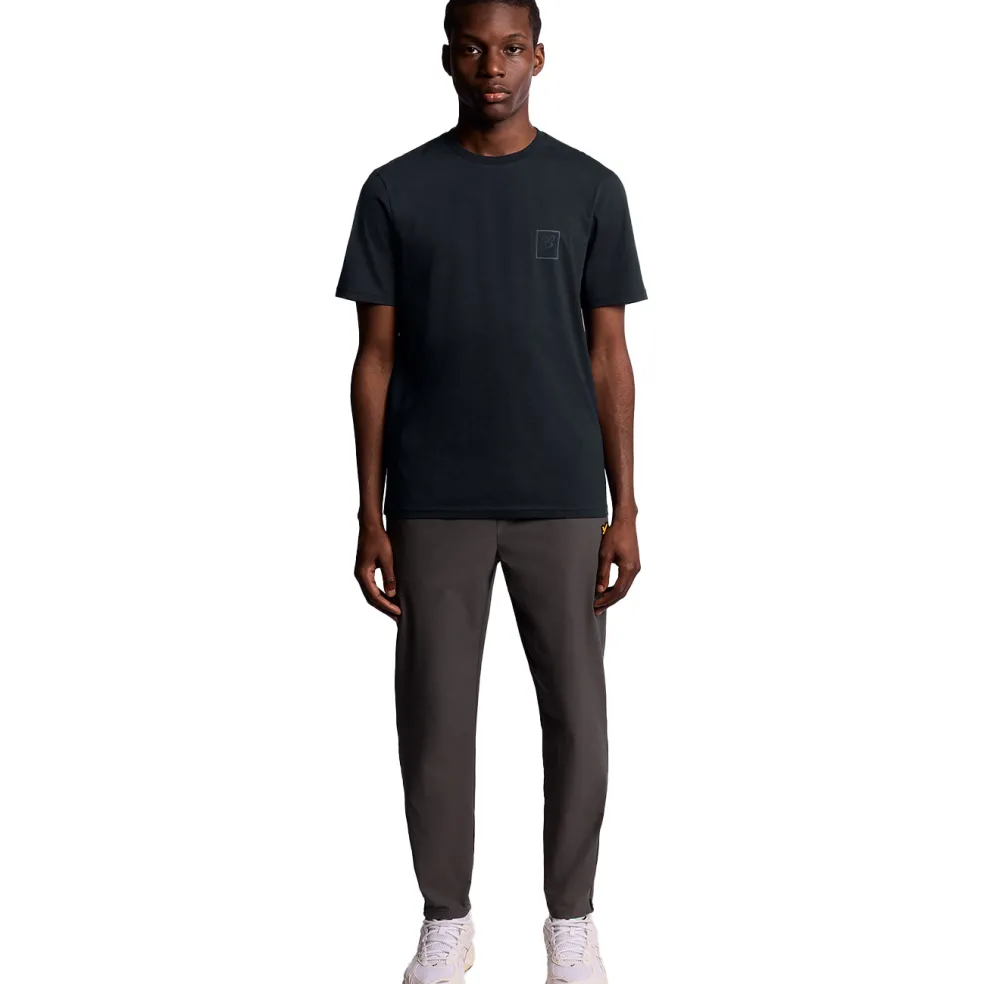 Lyle & Scott Sports Tonal Logo shirt heren dark navy