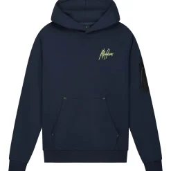 Malelions Counter hoodie junior navy bright yellow