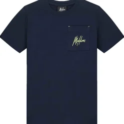 Malelions Counter shirt junior navy bright yellow
