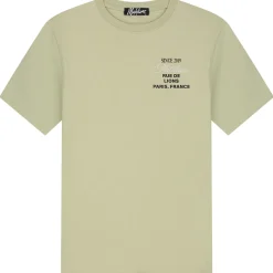 Malelions Design shirt heren light green