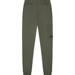 Malelions Nylon Pocket joggingbroek junior moss green