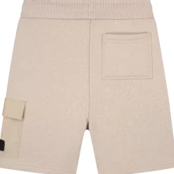 Malelions Nylon Pocket short junior taupe