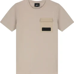 Malelions Nylon Pocket shirt junior taupe