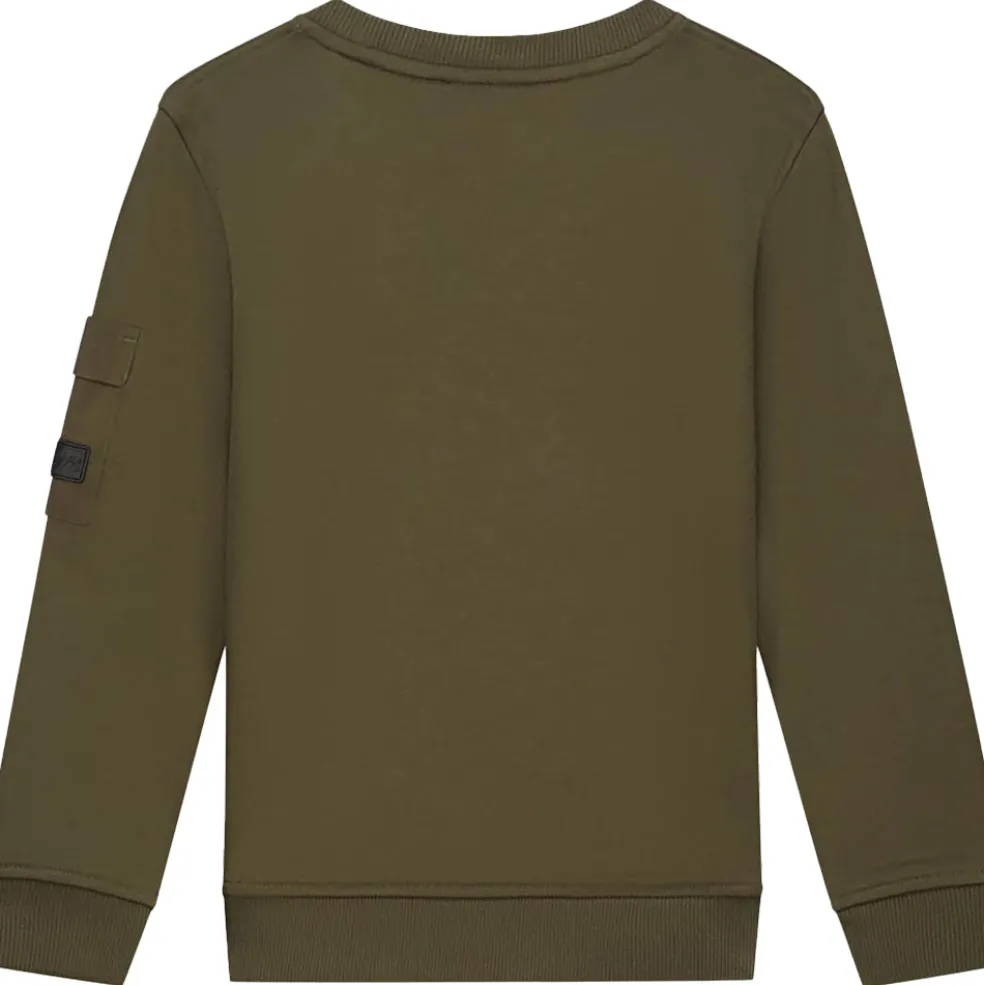 Malelions Nylon Pocket sweater junior moss green